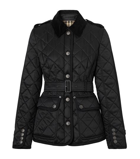 burberry gray jacket|ladies quilted black burberry jacket.